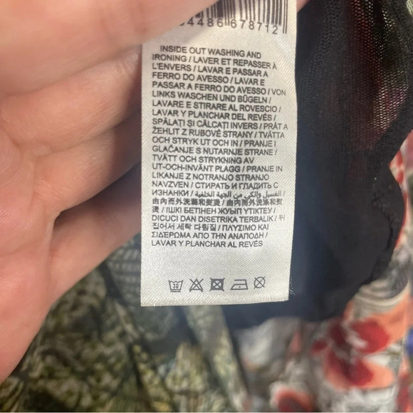 Desigual Karuka Asymmetrical Patchwork Floral Swing Dress - Picture 10 of 11